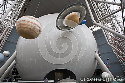 The Hayden Planetarium in the Rose Center for Earth and Space, New York Editorial Stock Photo