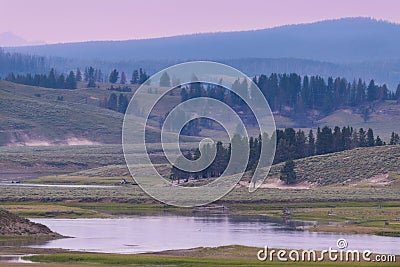 Hayden Valley Stock Photo