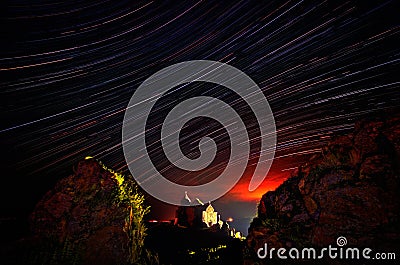 Hayravank Church on the shore of Lake Sevan. Stock Photo