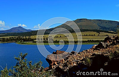 Haystack View Stock Photo