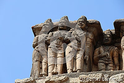 Hazara Ramachandra Temple, Hampi, near Hospete, Karnataka, India Stock Photo