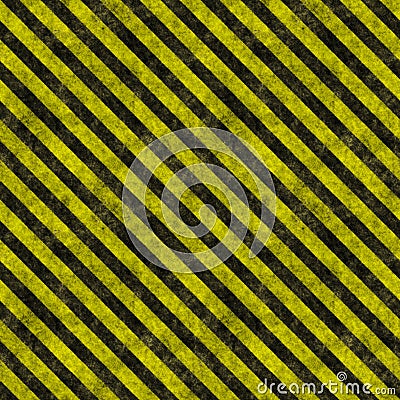 Hazard warning stripes Stock Photo