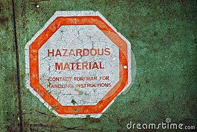 Hazardous Material Stock Photo