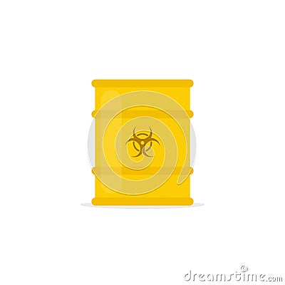 Hazardous waste icon Vector Illustration