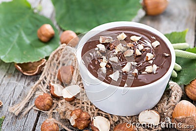 Hazelnut Cream Stock Photo