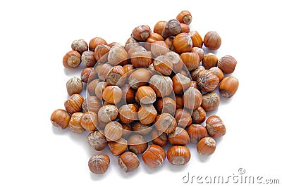 Hazelnuts Stock Photo