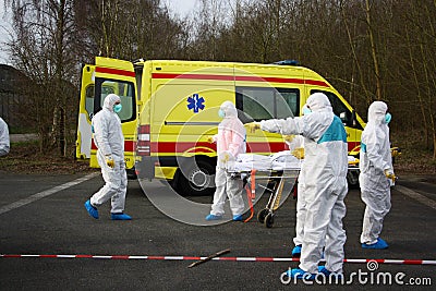 Hazmat response team Editorial Stock Photo