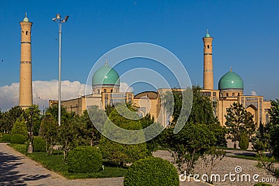 Hazrati Imom mosque in Tashkent, Uzbekist Stock Photo