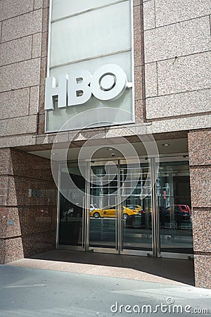 HBO Headquarters Editorial Stock Photo