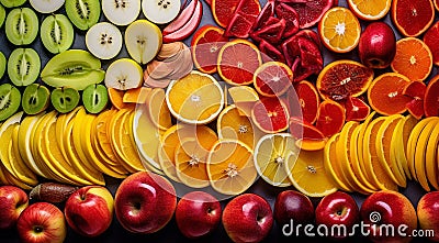 citrus background, cliced fruits background, citrus wallpaper, cool citrus background Stock Photo