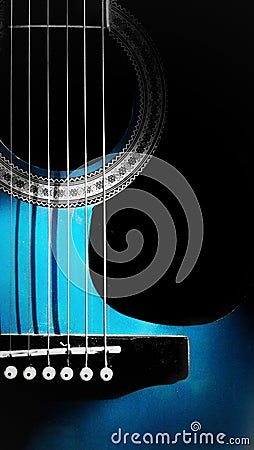 HD Guitar Wallpaper For Print Stock Photo