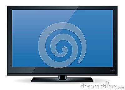 HD television set 1 Vector Illustration