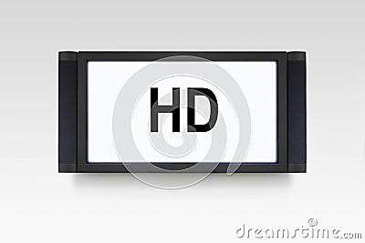 HD TV Stock Photo