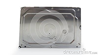 HDD harddisk file save record isolated concept Stock Photo