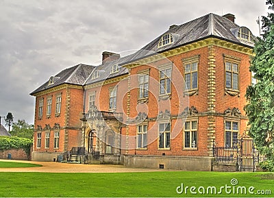 An HDR image of seventeenth century Tredegar Hous Stock Photo
