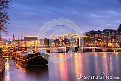 Skinny bridge cityscape Stock Photo