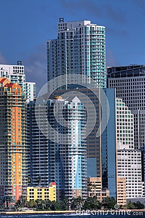 HDR Miami Florida Stock Photo