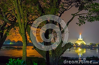HDR Photography Of The Ruins Of Anuradhapura, Sri Lanka Stock Photo