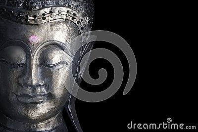 Buddha statue used as amulets of Buddhism religion Stock Photo