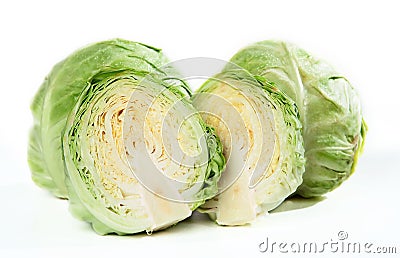 Head of Cabbage Stock Photo