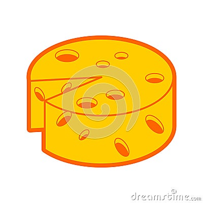 Head cheese isolated. meal Food Vector illustration Vector Illustration
