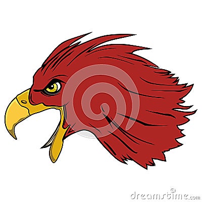 Head eagle Vector Illustration