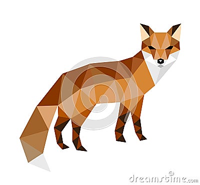 Head of fox Vector Illustration