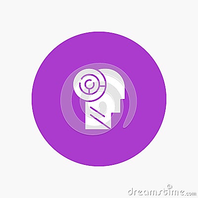 Head, Games, Mind, Target Vector Illustration