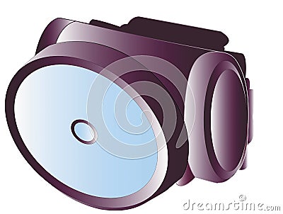 Head lamp Vector Illustration