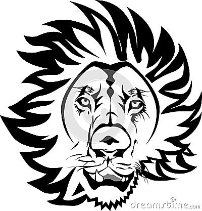 Head Lion Vector Illustration