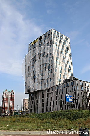 Head office of the Stedin company for energy and gas transport in Rotterdam in the Netherlands. Editorial Stock Photo