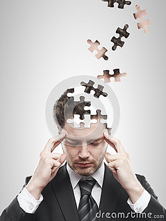 Head puzzles Stock Photo