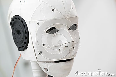 The head of robot Stock Photo