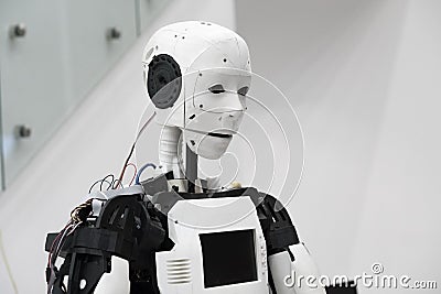 The head of robot Stock Photo