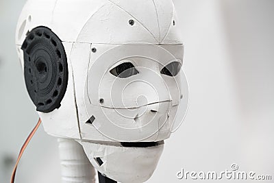 The head of robot Stock Photo