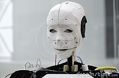 The head of robot Stock Photo