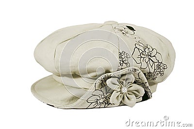 Headdress with flower and pearl Stock Photo