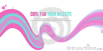 Header website abstract background design Vector Illustration