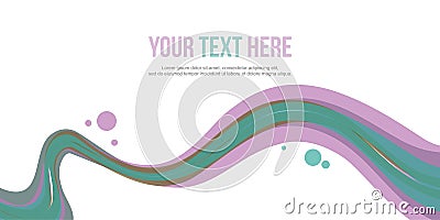 Header website abstract background wave style collection Vector Illustration