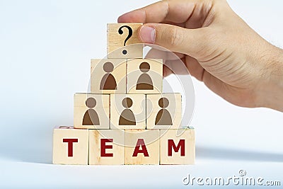 Headhunter searching manager for team Stock Photo