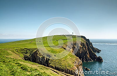 Headland on the Mull of Galloway Stock Photo