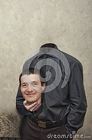 Headless businessman Stock Photo