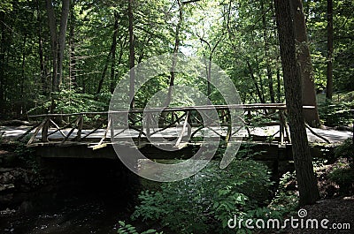Headless Horseman Bridge at Sleepy Hollow Stock Photo