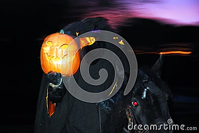 The Headless Horseman Rides Again Stock Photo