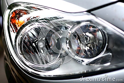 Headlight Stock Photo