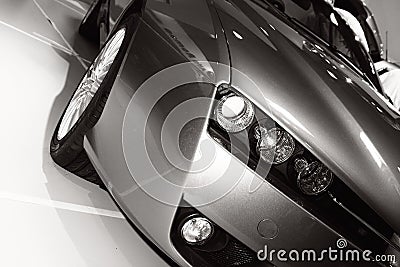 Headlight car Stock Photo