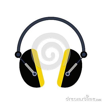 Headphone icon, earphone icon vector illustration. Vector Illustration