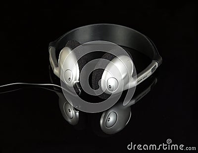 Headphones Stock Photo