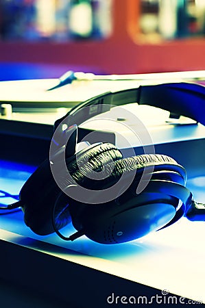 Headphones Stock Photo