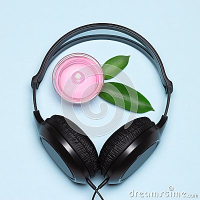 Relaxing music with nature sounds concept Stock Photo